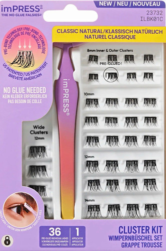 Kiss künstliche wimpern set - künstliche,