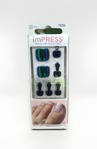 Kiss impress press pedicure - kiss, press-on