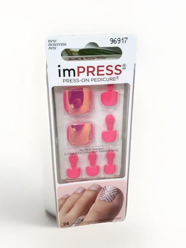 Kiss impress press pedicure - kiss, press-on